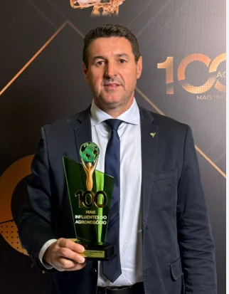 Maurício Buffon em evento do agro