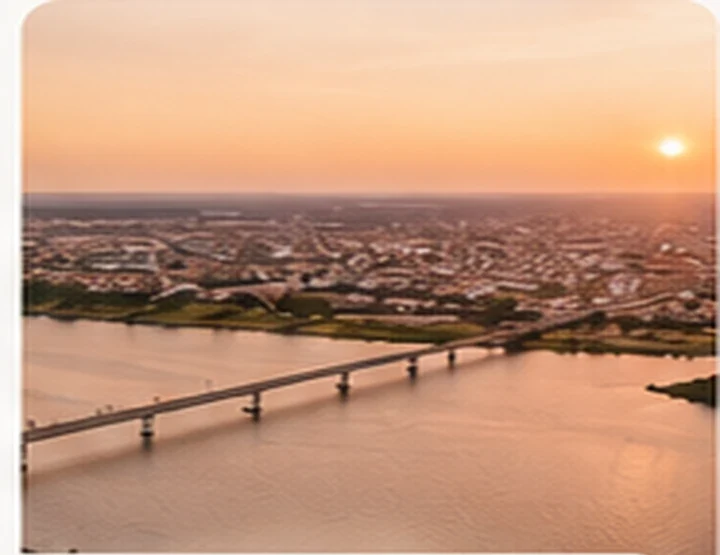Vista aérea no Tocantins