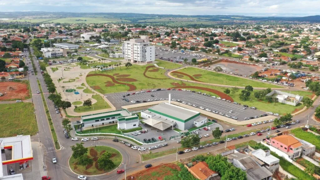 Vista aérea de Aparecida de Goiânia